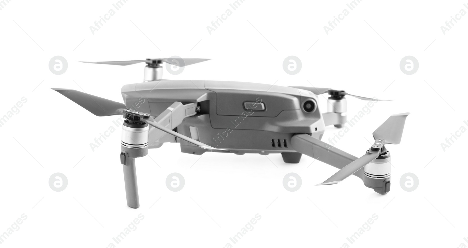 Photo of Modern drone with camera isolated on white