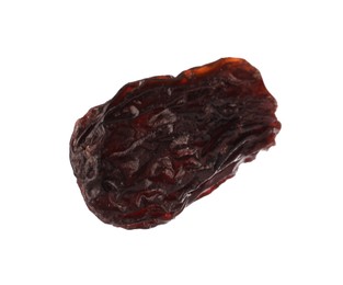 Photo of One tasty sweet raisin isolated on white