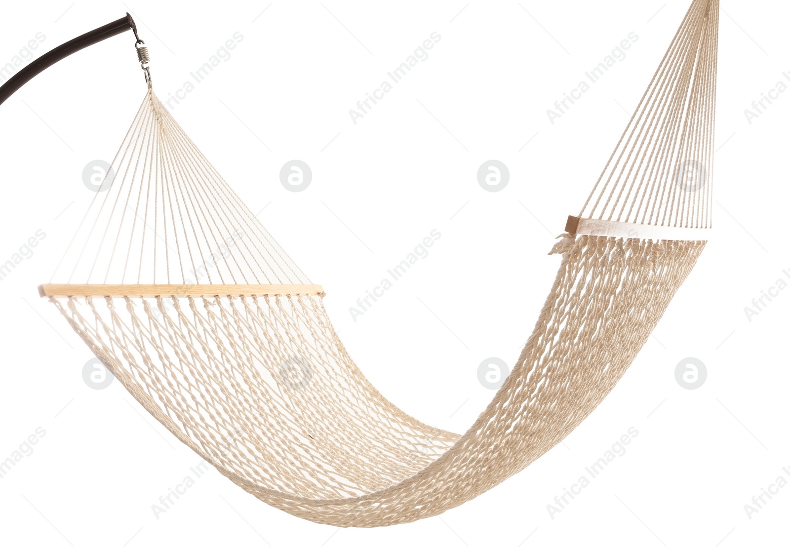 Photo of Comfortable hammock on white background