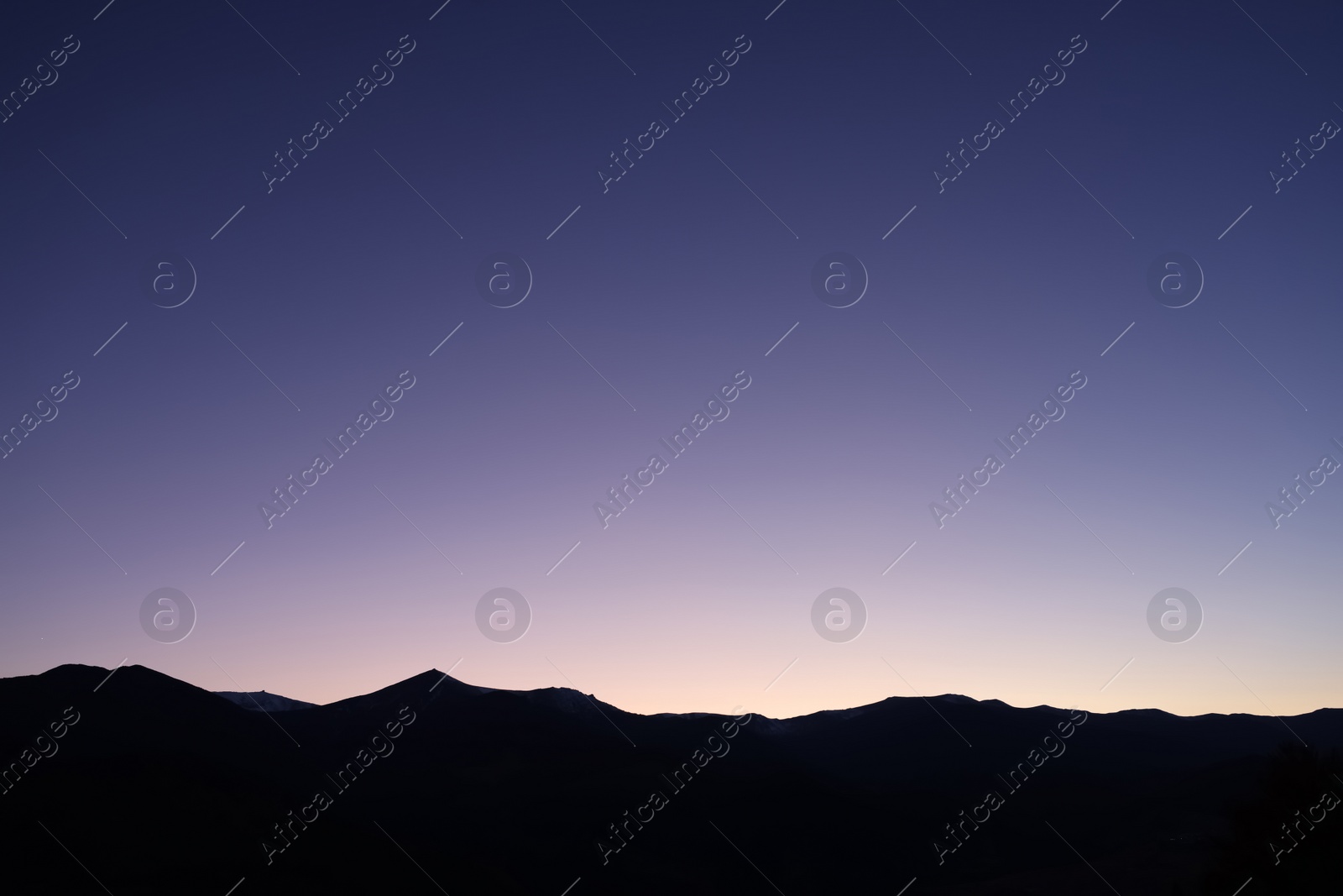 Photo of Aerial view of beautiful mountain landscape in evening