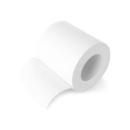 Photo of Medical sticking plaster roll isolated on white