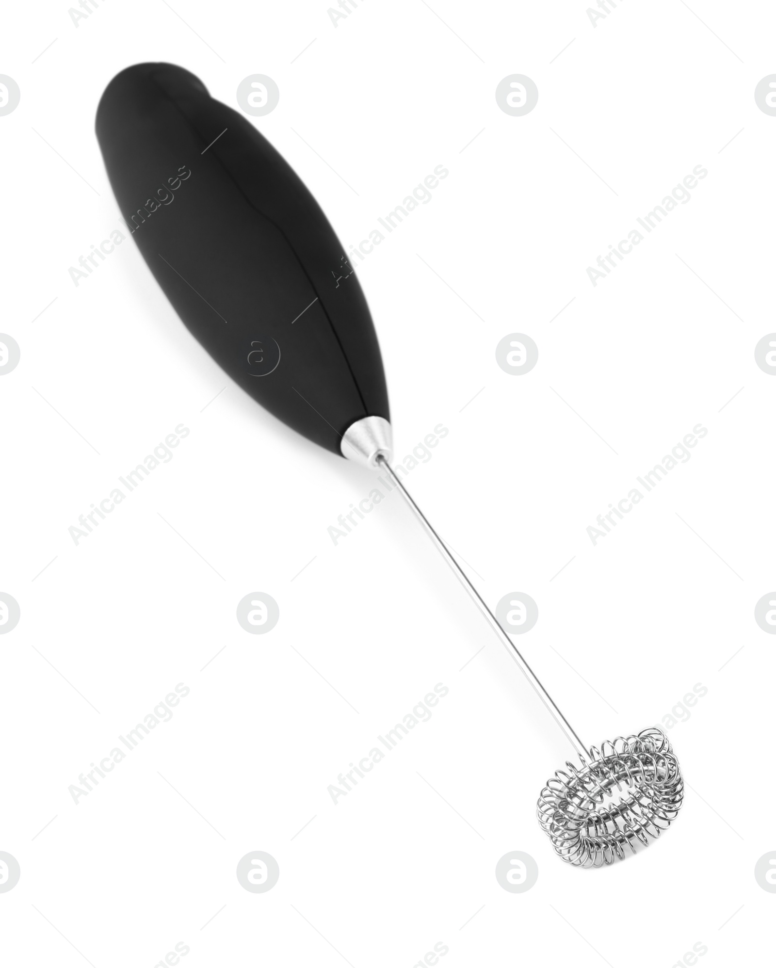 Photo of One milk frother wand isolated on white