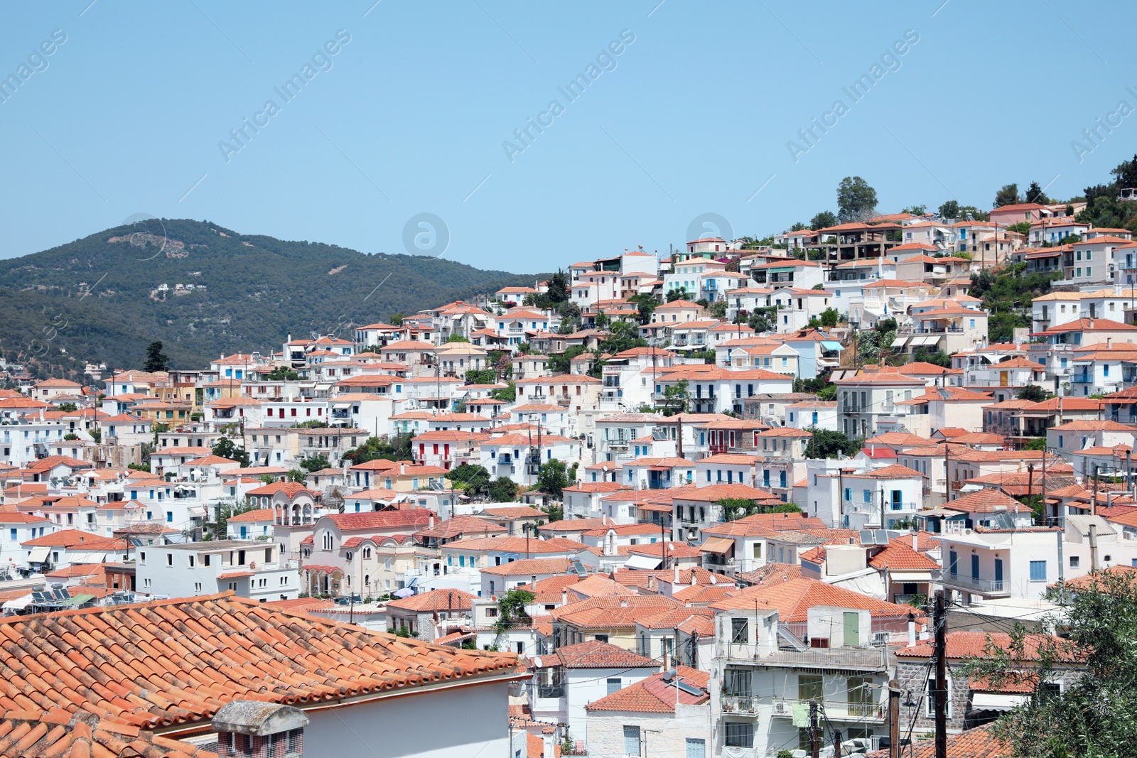 Photo of Cityscape with beautiful residential buildings on sunny day