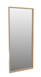 Beautiful modern mirror isolated on white. home decor