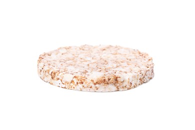 Photo of Fresh crunchy rice cake isolated on white