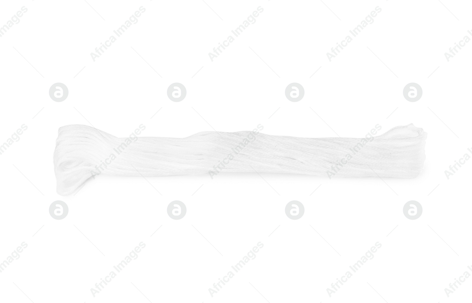 Photo of Bright thread for embroidery on white background