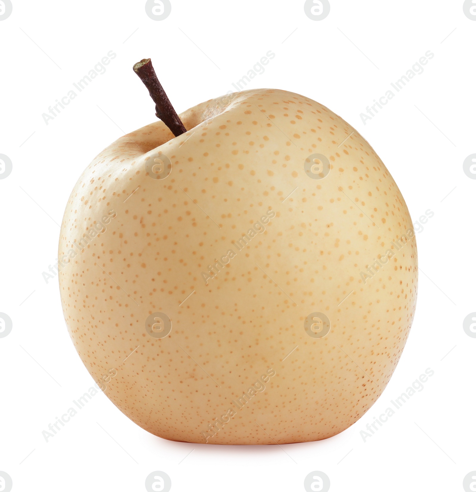 Photo of Fresh ripe apple pear isolated on white