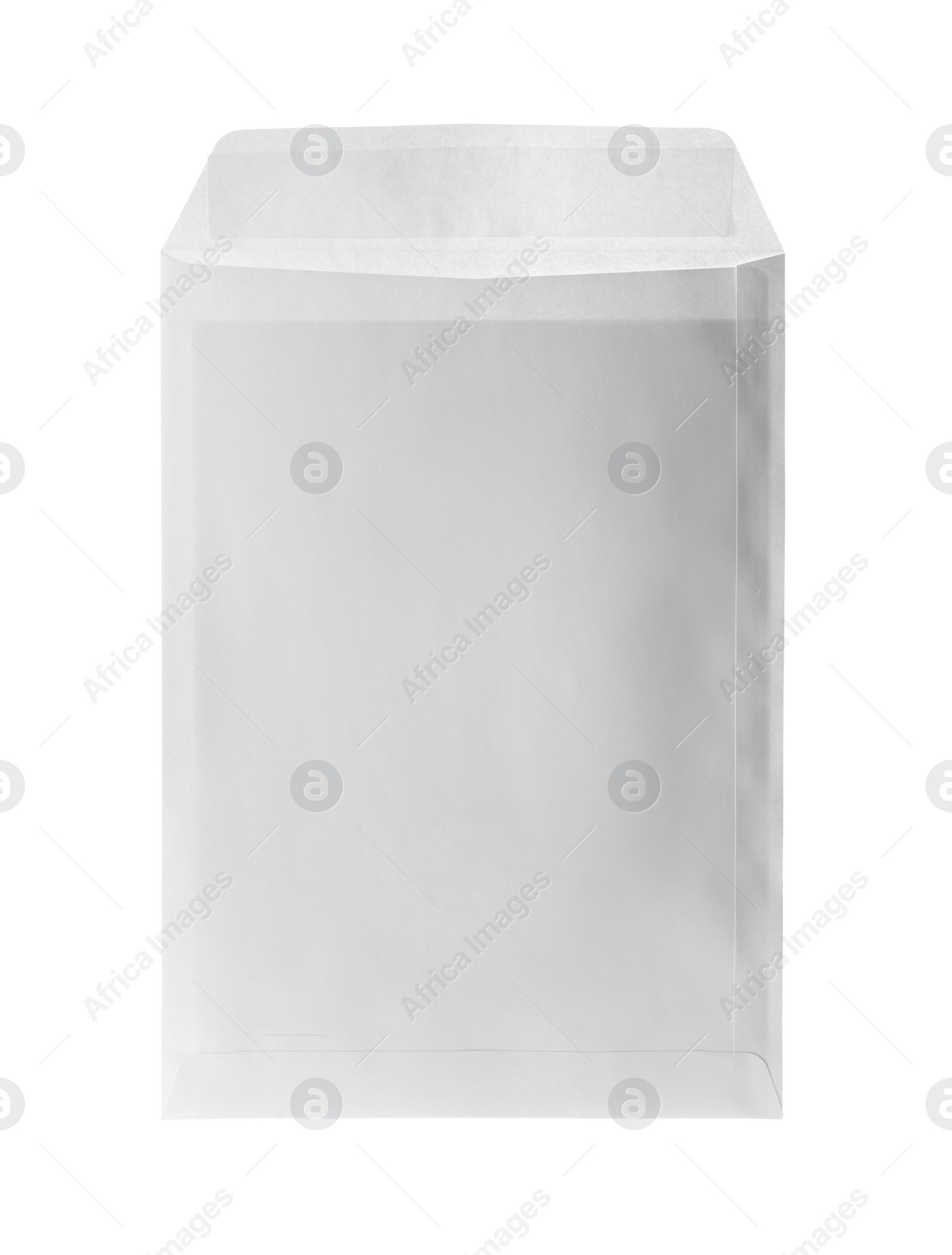 Photo of Paper envelope isolated on white. Mail service