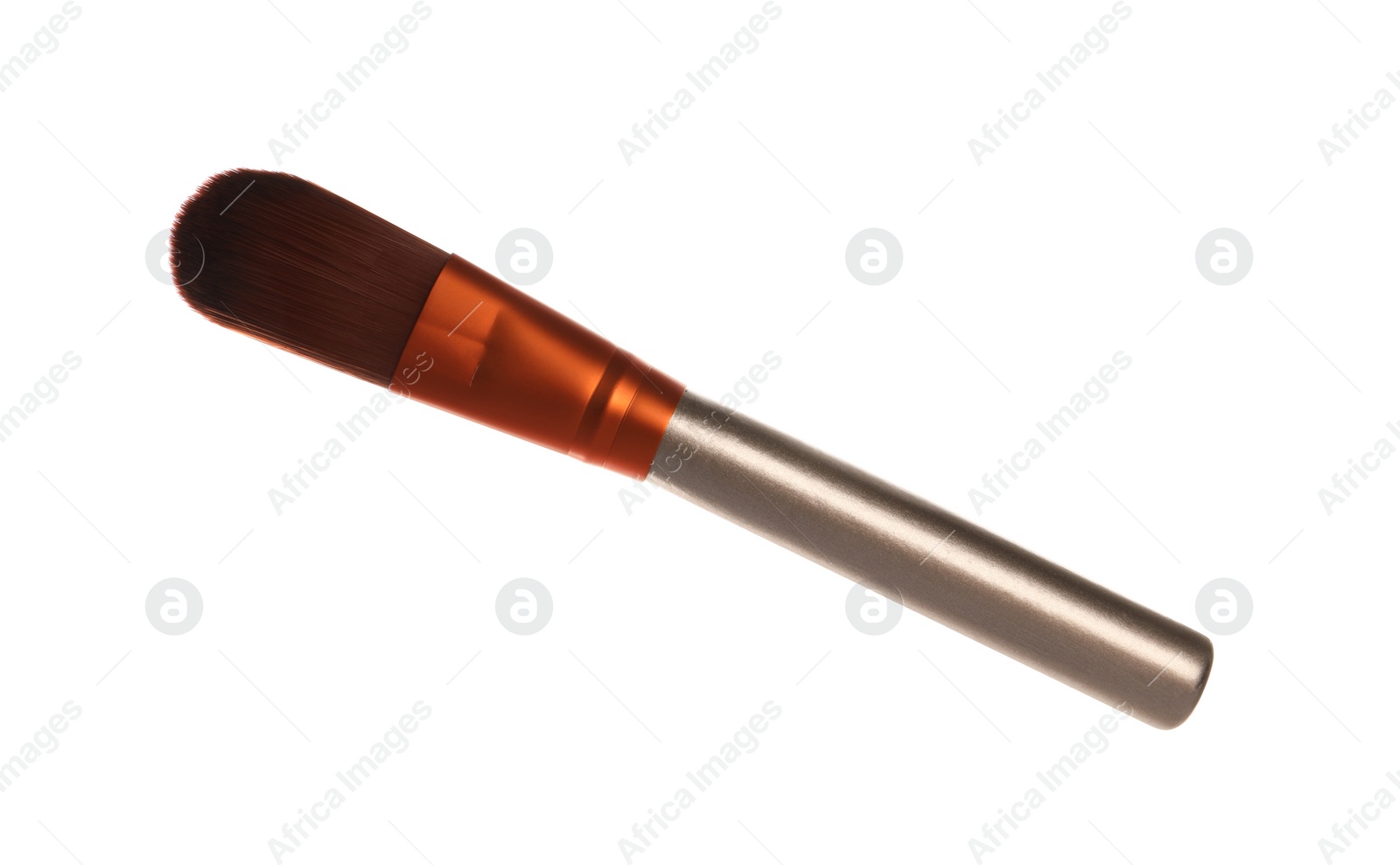 Photo of One professional makeup brush isolated on white