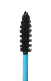 Photo of Mascara wand on white background. Makeup product