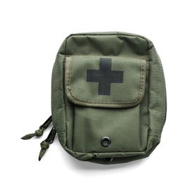 First-aid kit on white background