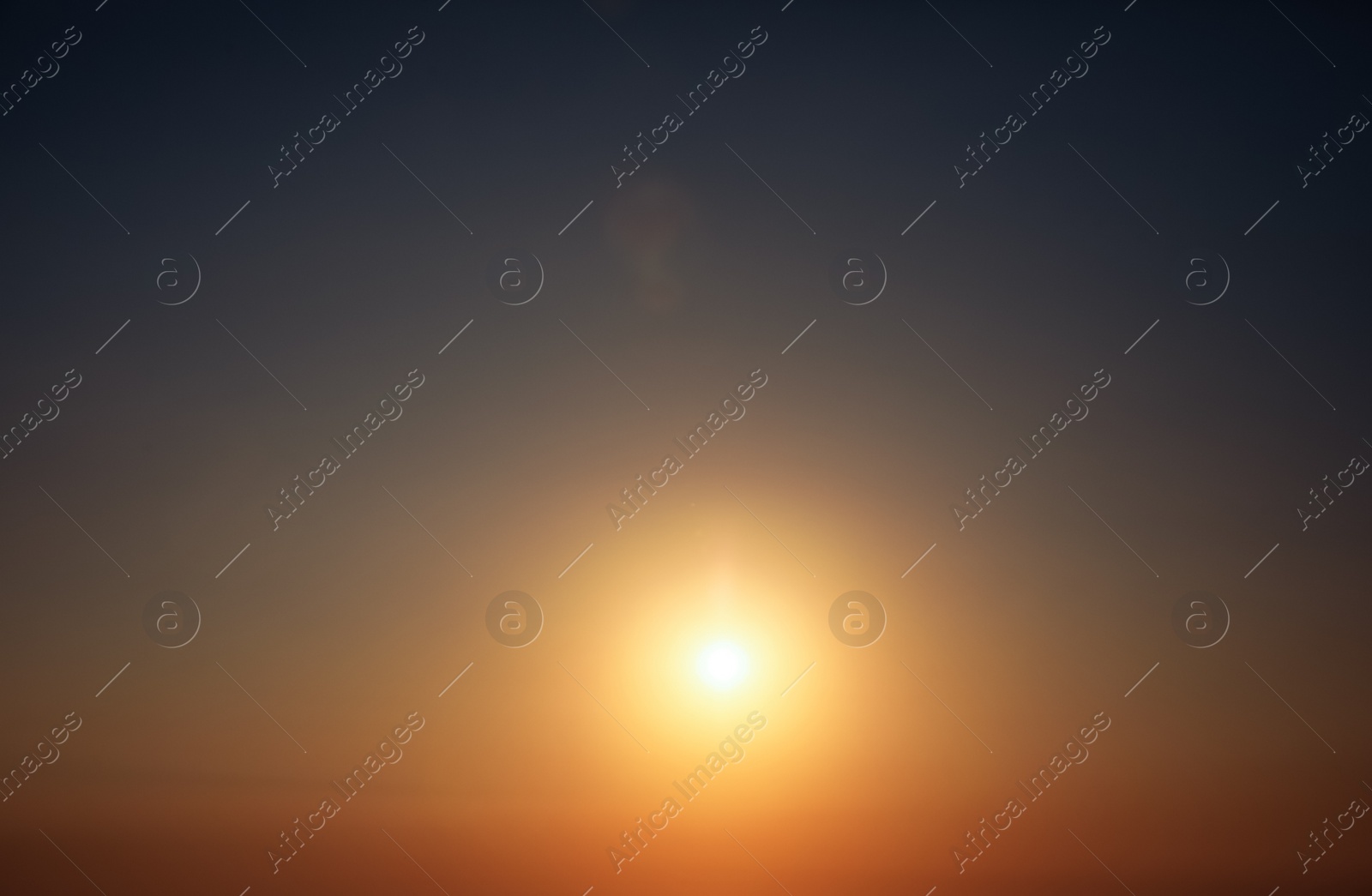 Photo of Picturesque view of beautiful sunset in sky