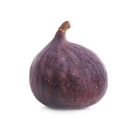 Whole ripe fresh fig isolated on white