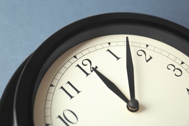 Big clock, closeup. Time change concept