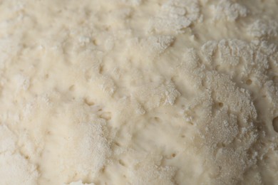 Photo of Tasty dough for pastries as background, closeup view