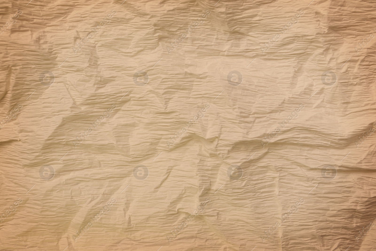 Image of Crumpled old paper as background. Texture of parchment