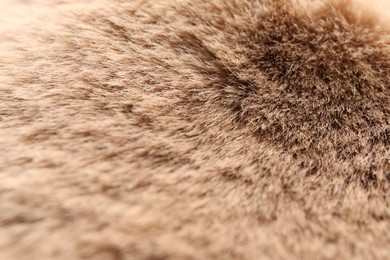 Texture of faux fur as background, closeup