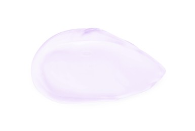 Image of Sample of cosmetic gel isolated on white, top view