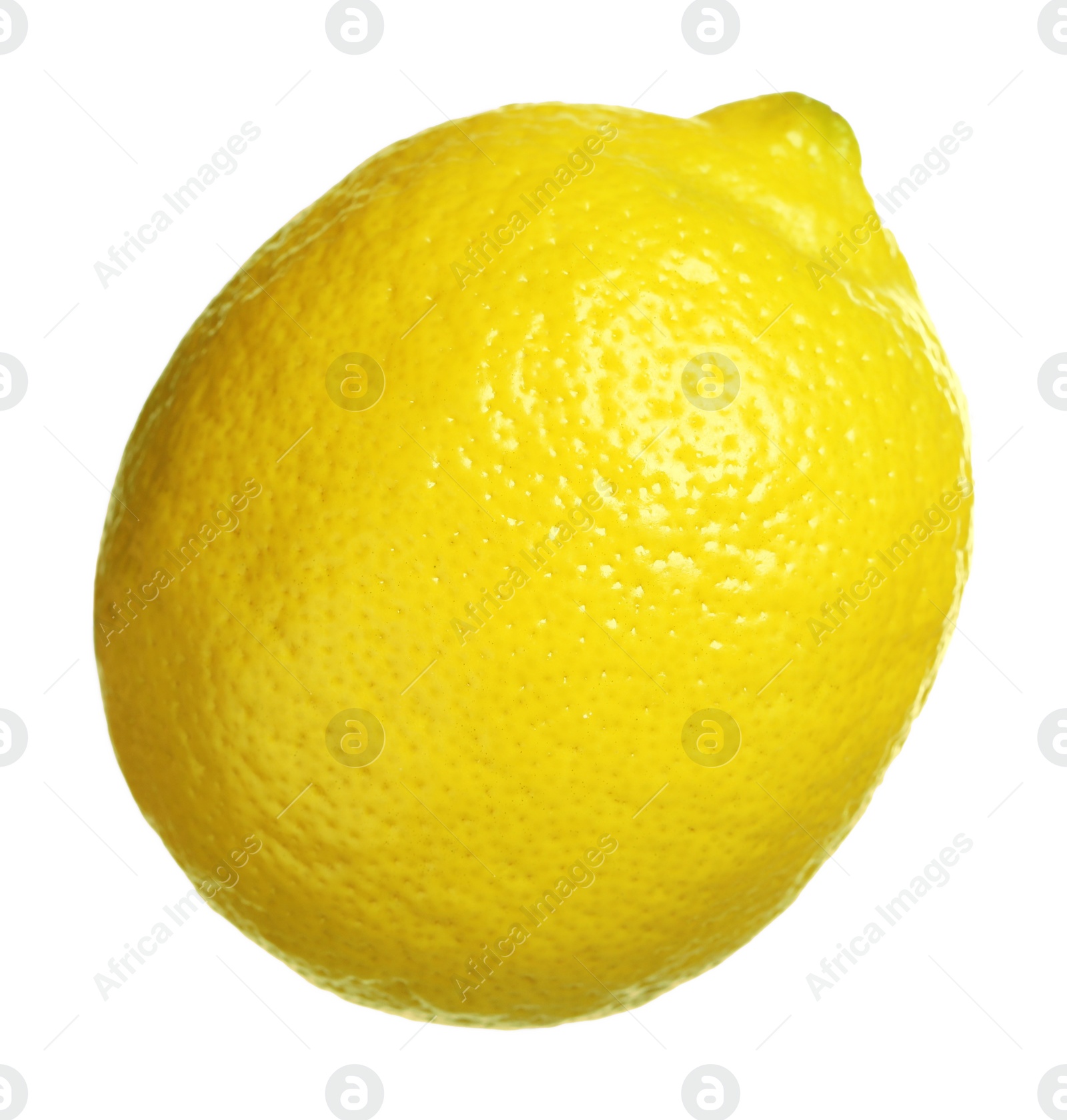 Photo of Fresh lemon isolated on white. Citrus fruit