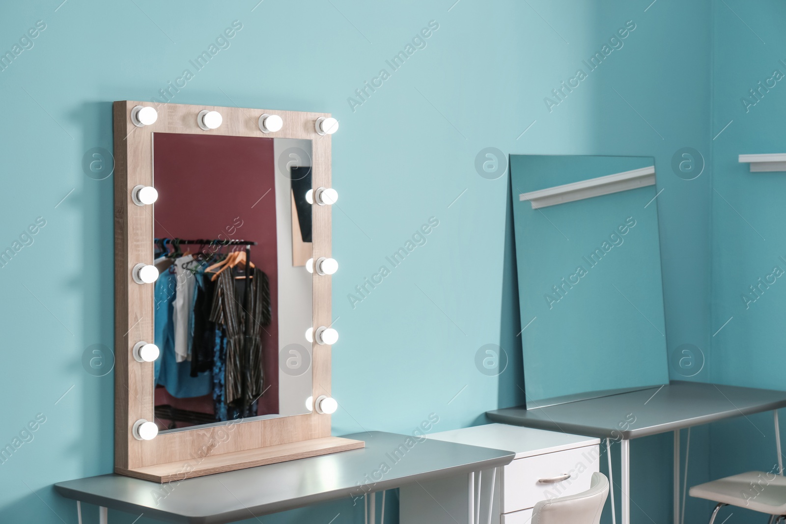 Photo of Interior of modern makeup room