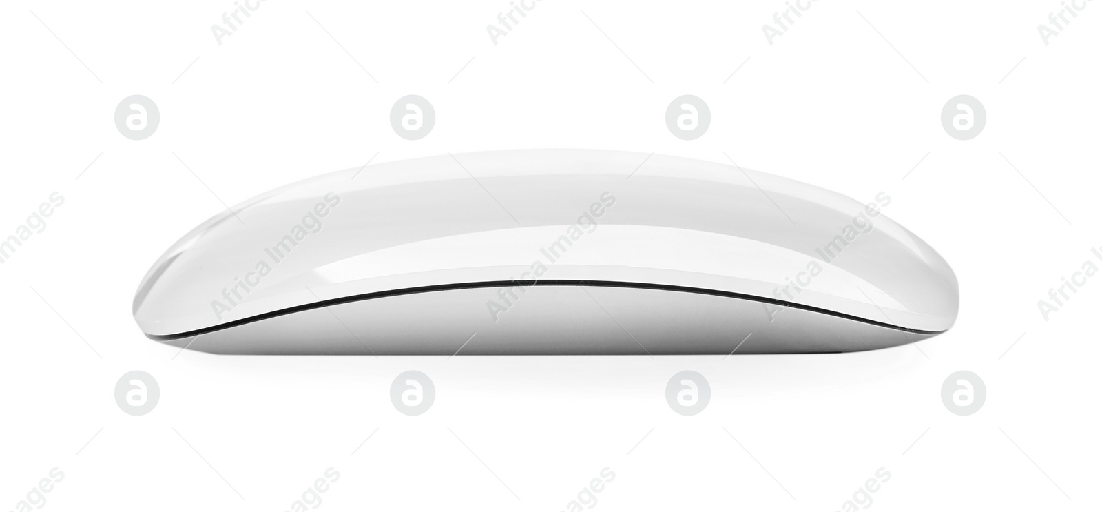 Photo of Modern wireless computer mouse isolated on white