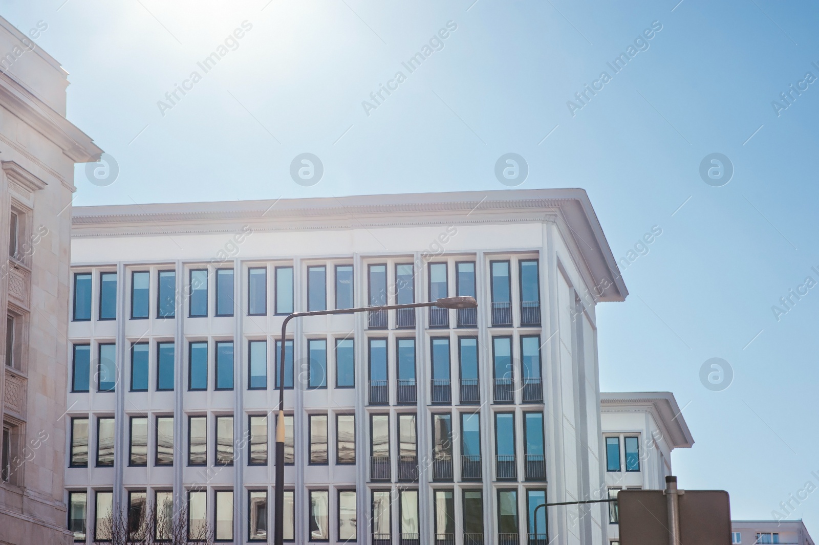 Photo of Beautiful view of modern buildings on sunny day