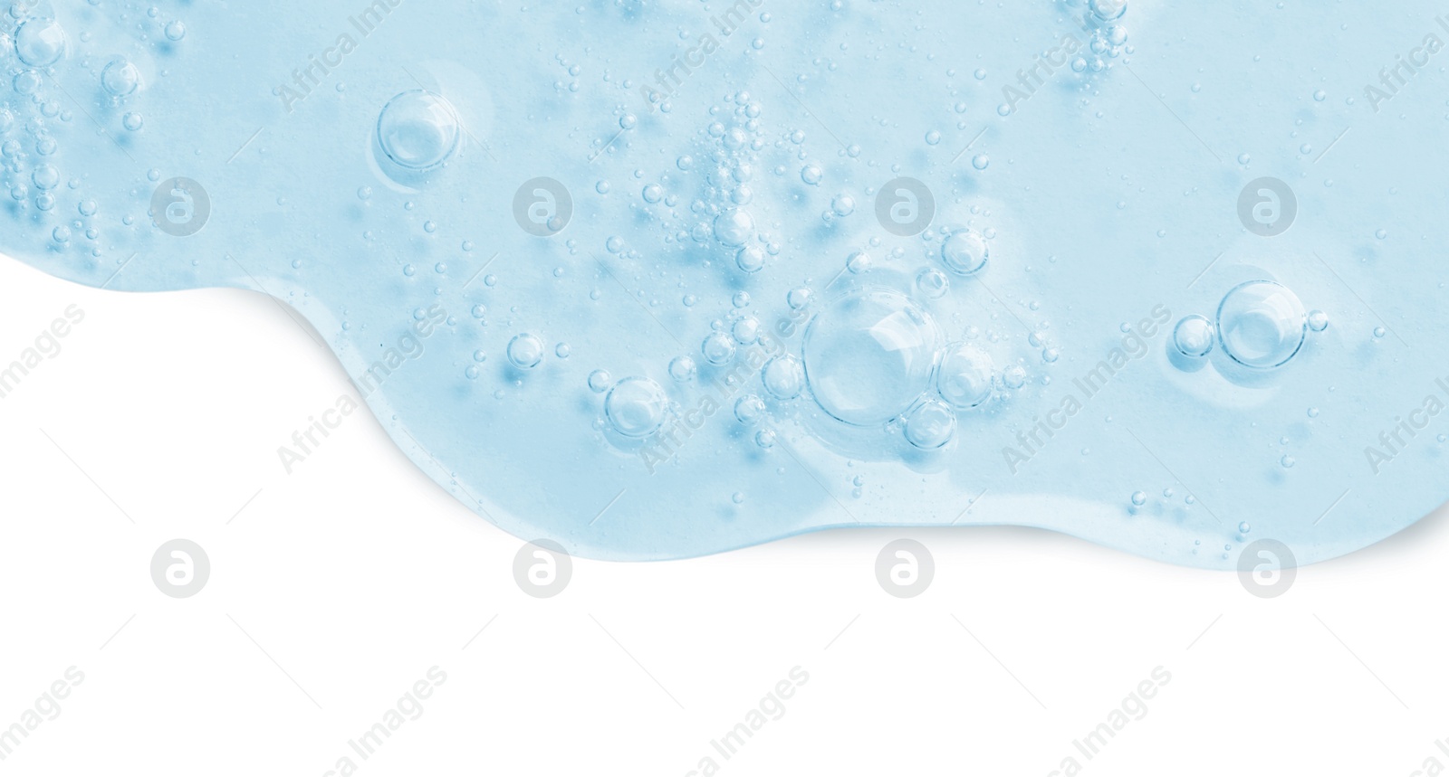 Image of Serum on white background, top view. Skin care product