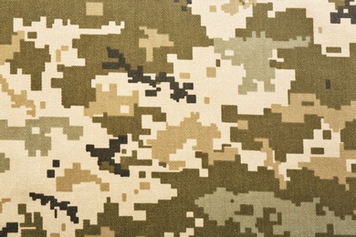 Photo of Camouflage fabric texture background