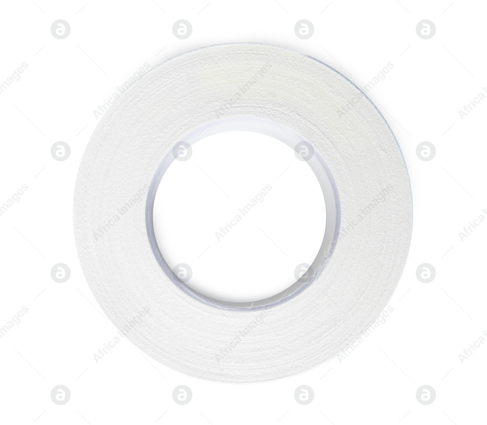 Medical sticking plaster roll isolated on white. First aid item Photo of Medical sticking plaster roll isolated on white. First aid item