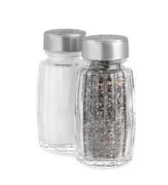 Salt and pepper shakers isolated on white