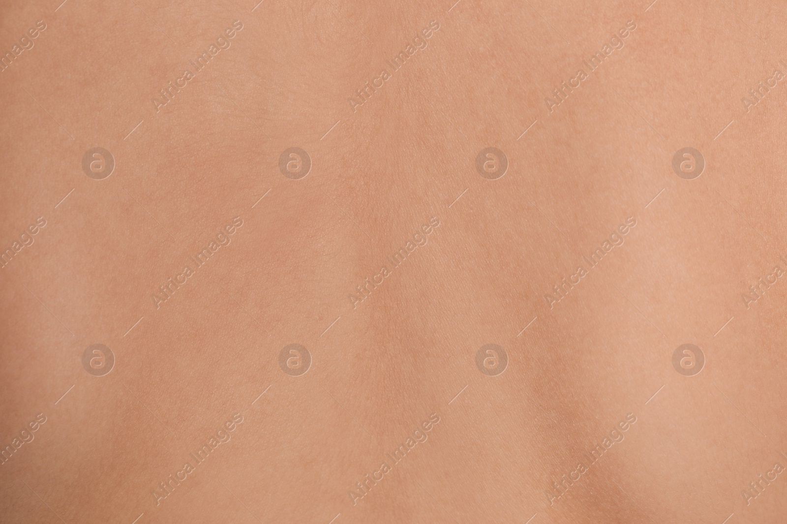 Photo of Human skin without birthmarks as background, closeup view