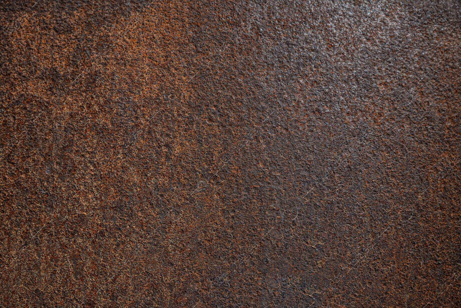 Photo of Texture of old iron surface as background, top view