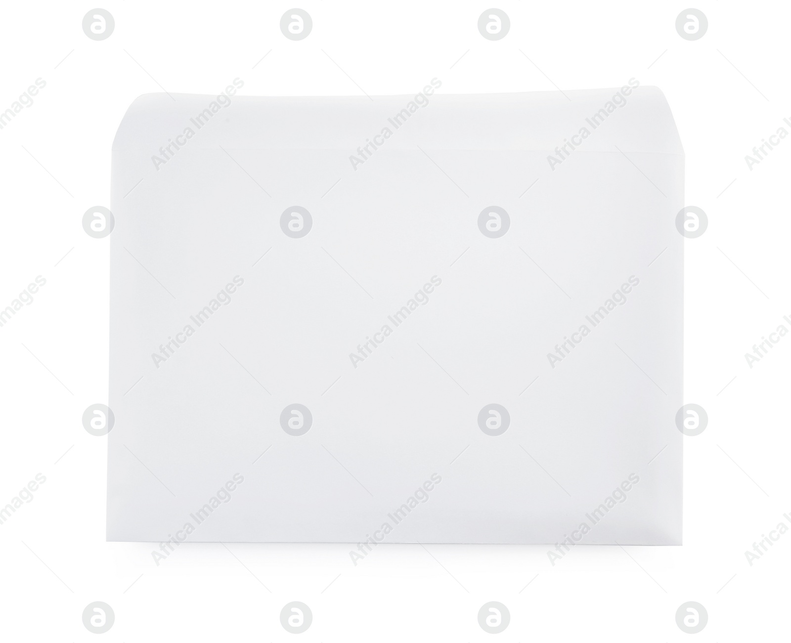 Photo of Simple blank paper envelope isolated on white