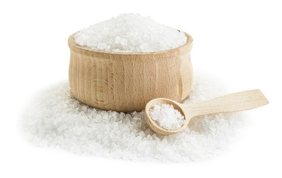 Organic salt isolated on white. Natural product