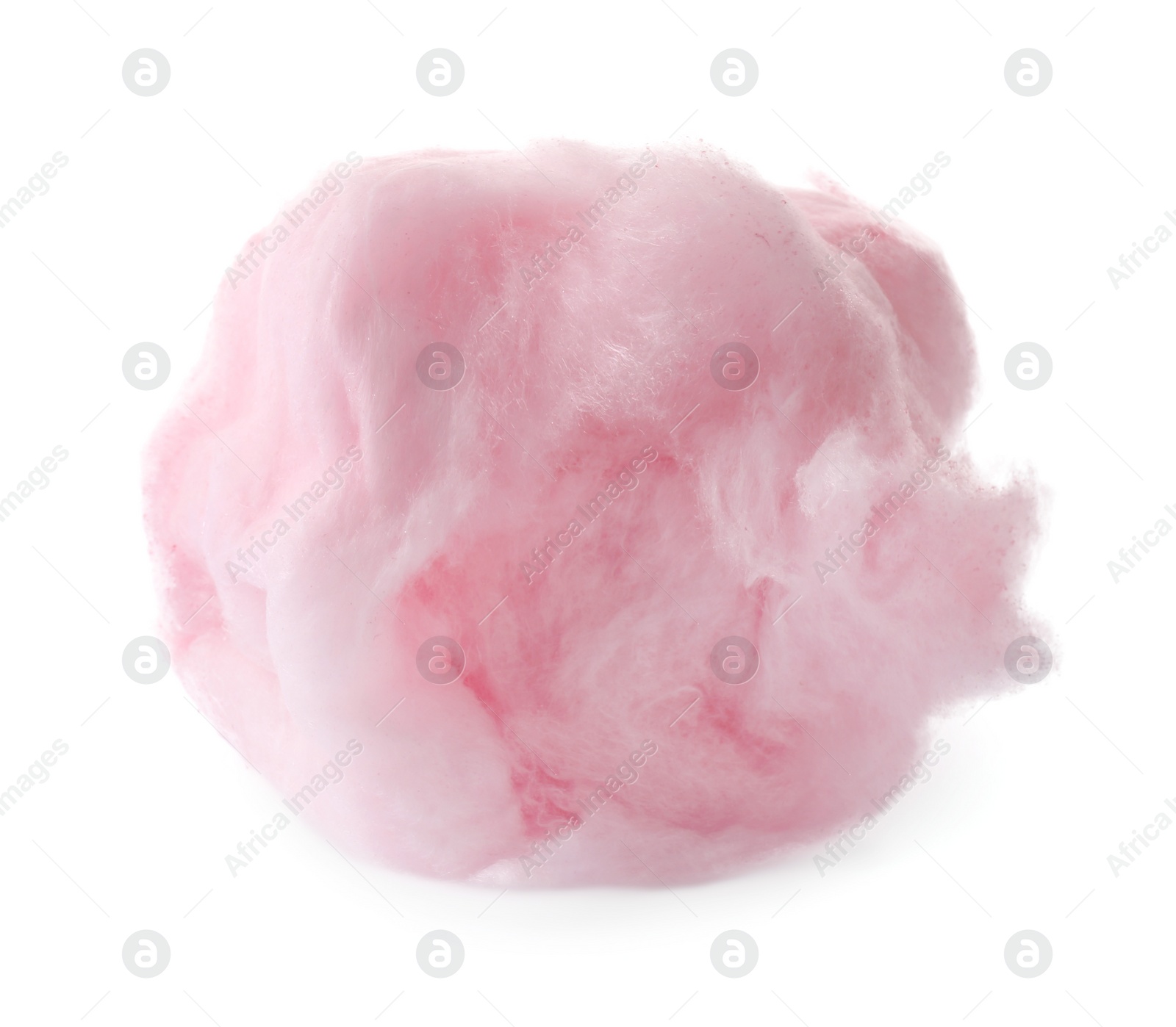 Photo of One sweet cotton candy isolated on white