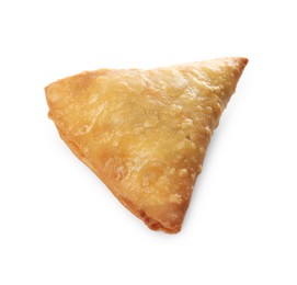 Photo of Fresh delicious crispy samosa isolated on white