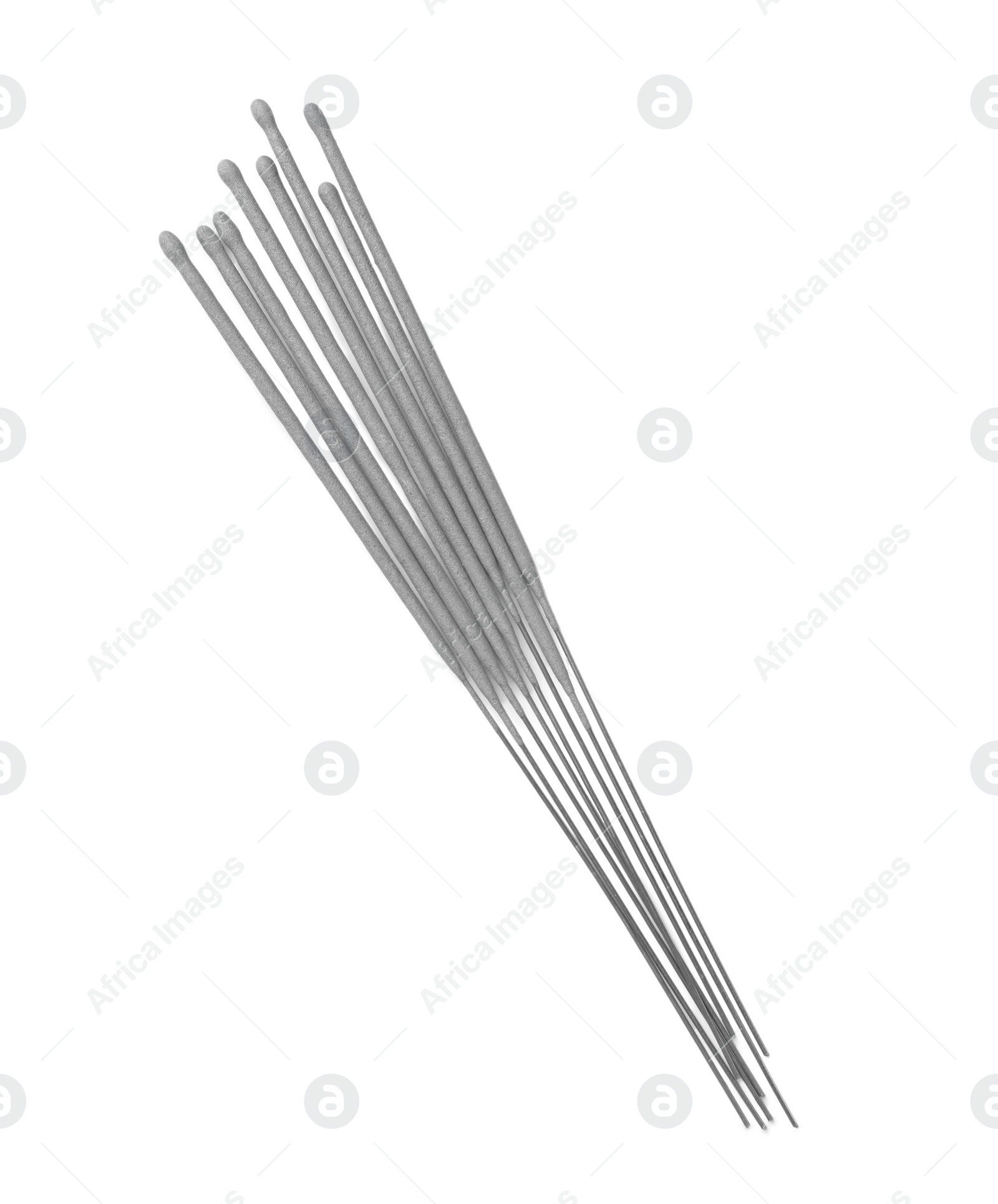 Photo of Many new sparkler sticks on white background