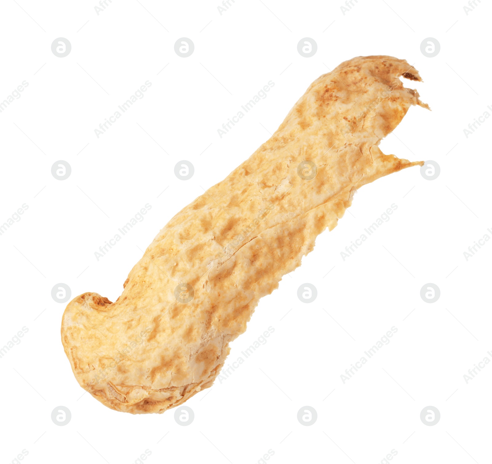 Photo of Piece of peanut pod isolated on white