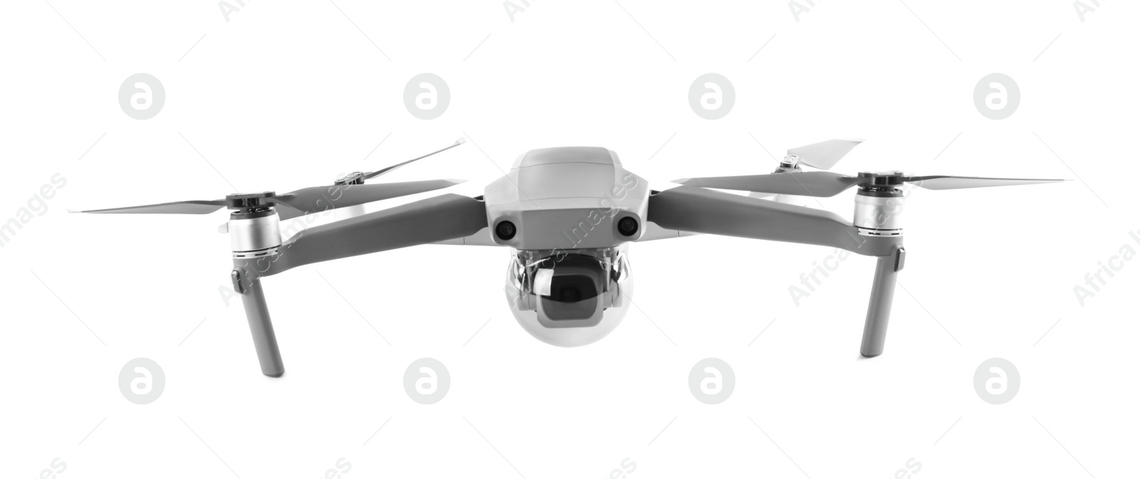 Photo of Modern drone with camera isolated on white