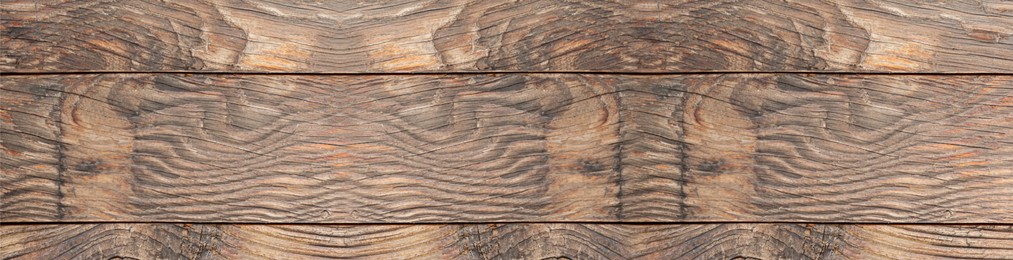 Texture of wooden surface as background. Banner design