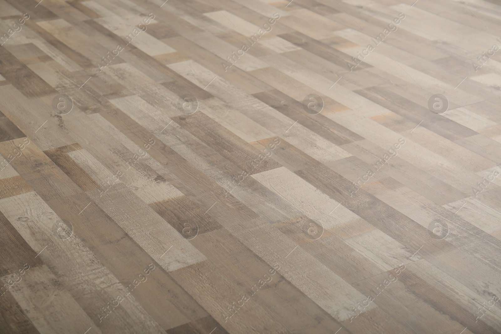 Photo of Clean wooden laminate as background. Floor covering