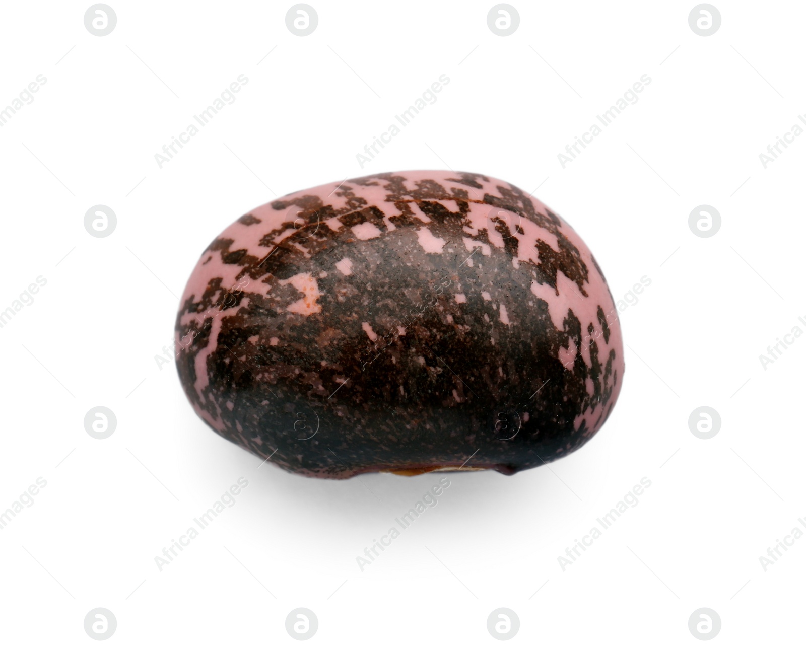 Photo of Dry kidney bean isolated on white, top view