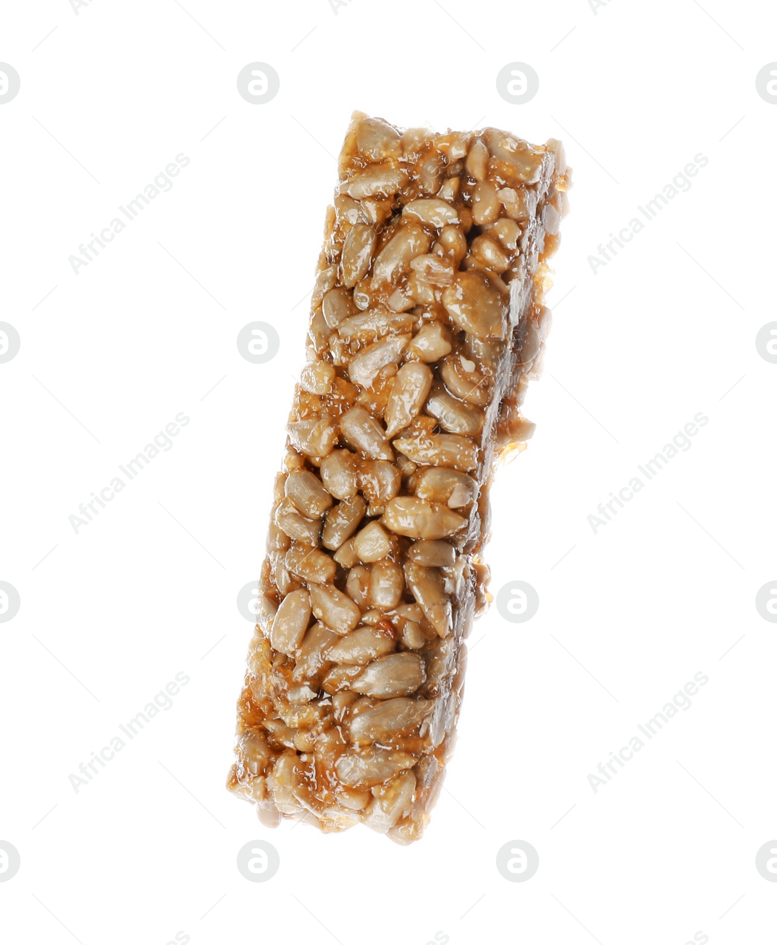 Photo of Delicious sweet kozinaki bar isolated on white