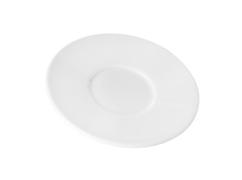 Ceramic plate isolated on white. Cooking utensil