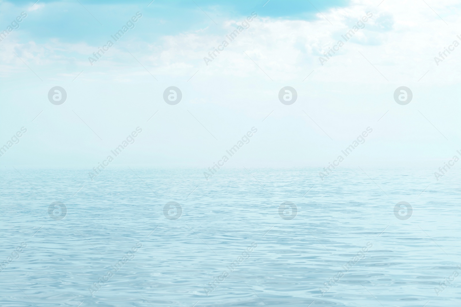 Photo of Picturesque view of beautiful seascape on cloudy day