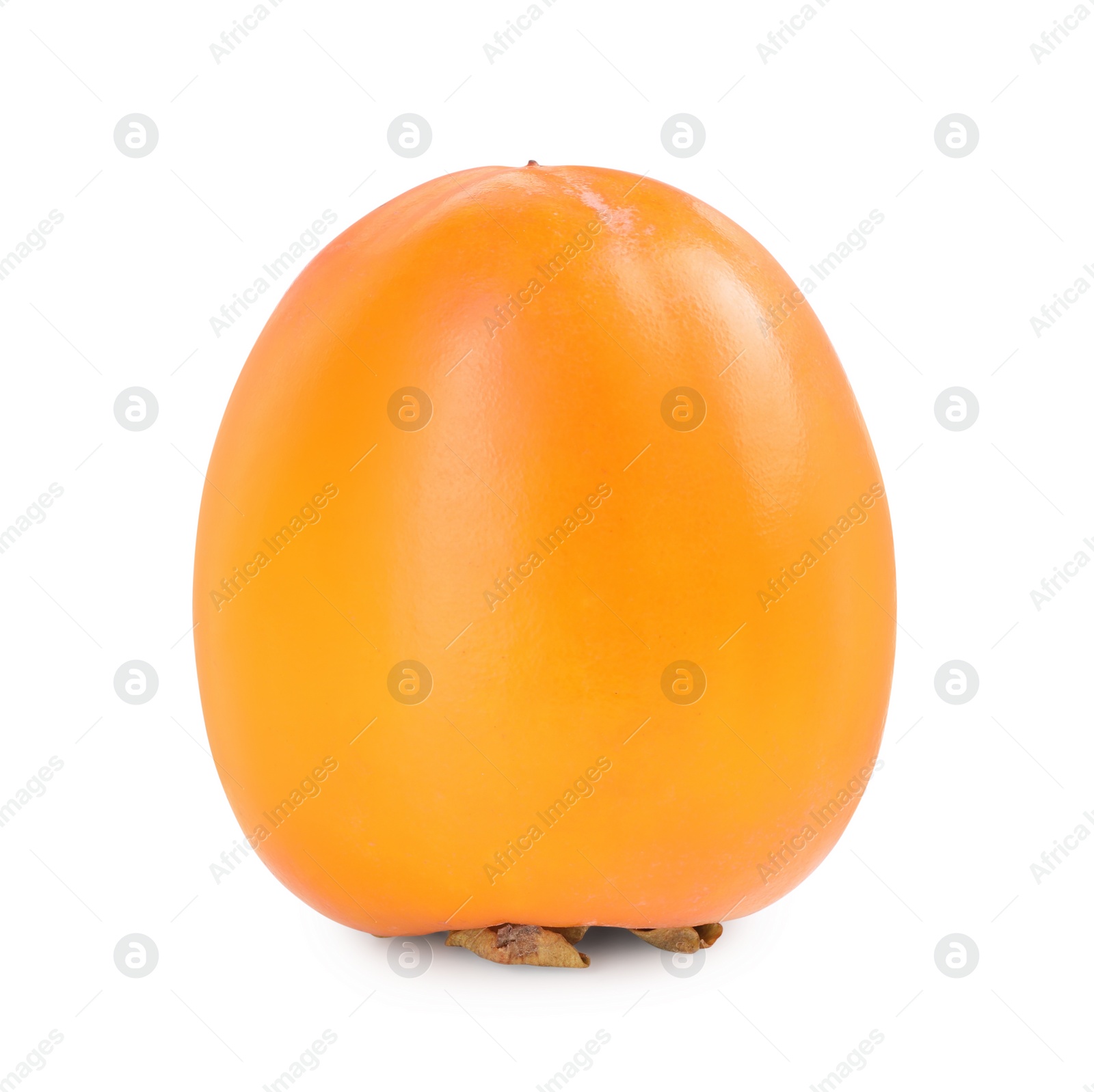 Photo of Delicious ripe juicy persimmon isolated on white