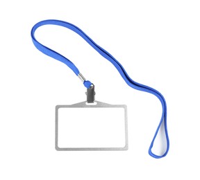 Photo of Blank badge on white background. Mockup for design