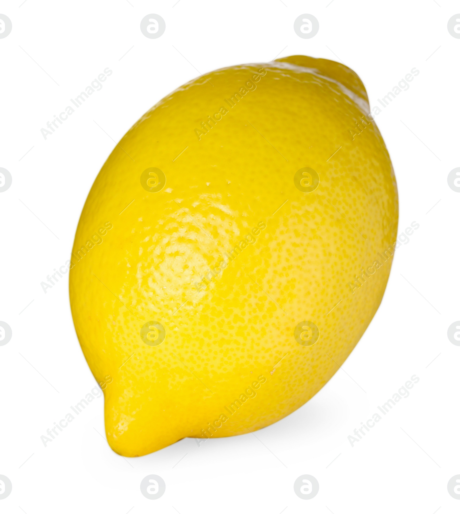 Photo of Fresh lemon isolated on white. Citrus fruit