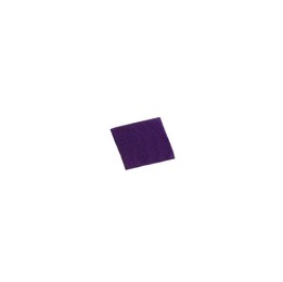 Photo of Piece of purple confetti isolated on white