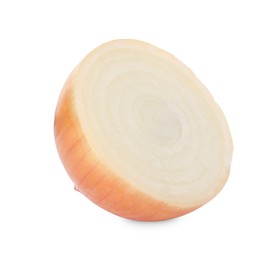 Photo of Piece of fresh onion isolated on white